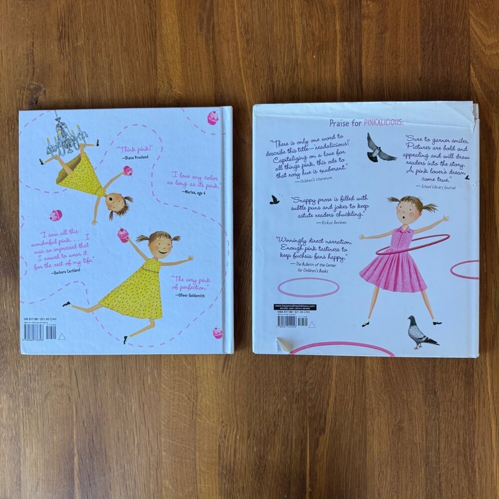 PINKALICIOUS Book Bundle Set of 6 Hardcover Picture Books By Victoria Kann - Picture 3 of 7